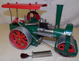 1980's Wilesco Old Smoky Live Steam Engine Roller Unsteamed