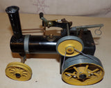 1980's Yellow & Black Mamod Live Steam Traction Engine Kit Built