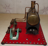 Circa 1948 Flatbase Mamod SE1 Live Steam Engine & Wick Burner