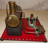 Circa 1948 Flatbase Mamod SE1 Live Steam Engine & Wick Burner