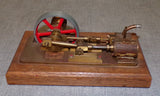 Little Freelance Horizontal Steam Engine Mainly Brass Construction Ideal Refubishment